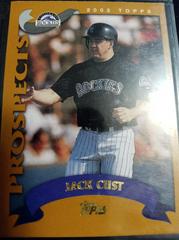 Jack Cust [Refractor] #T211 Baseball Cards 2002 Topps Chrome Traded Prices