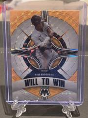 Tim Anderson [Orange Fluorescent] Baseball Cards 2022 Panini Mosaic Will to Win Prices