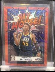 Donovan Mitchell [Red Wave] #10 Basketball Cards 2020 Panini Donruss Optic My House Prices