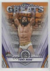 Tony Nese [Orange Refractor] #CG-10 Wrestling Cards 2021 Topps Chrome WWE Cruiserweight Greats Prices