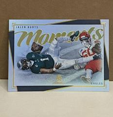 Jalen Hurts #M-5 Football Cards 2023 Panini Luminance Moments Prices