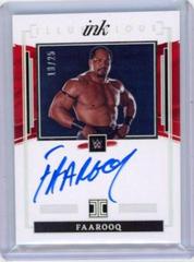 Faarooq [Holo Silver] Wrestling Cards 2022 Panini Impeccable WWE Illustrious Ink Autographs Prices