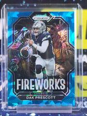 Dak Prescott [Blue Ice] #F-9 Football Cards 2022 Panini Prizm Fireworks Prices