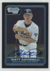 Matt Antonelli [Autograph] #DP72 Baseball Cards 2006 Bowman Chrome Draft Picks Prices