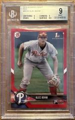 Alec Bohm [Red] #BD-25 Baseball Cards 2018 Bowman Draft Prices