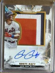 Brett Baty [Orange] #IAJP-BB Baseball Cards 2023 Topps Inception Autograph Jumbo Patch Prices