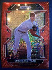 Shohei Ohtani [Red Shimmer Prizm] #41 Baseball Cards 2022 Panini Prizm Prices