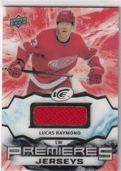 Lucas Raymond [Jersey] Hockey Cards 2021 Upper Deck Ice Premieres Prices