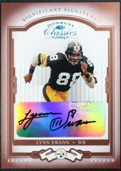 Lynn Swann [Significant Signatures Platinum] #110 Football Cards 2004 Panini Donruss Classics Prices