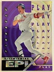 Mark McGwire [Season Purple] #E18 Baseball Cards 1998 Pinnacle Epix Prices