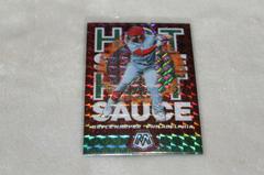 Bryce Harper [Green Fluorescent] #HS3 Baseball Cards 2021 Panini Mosaic Hot Sauce Prices