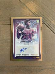 Aaron Wiggins [Gold] Basketball Cards 2021 Panini Recon Rookie Signatures Prices