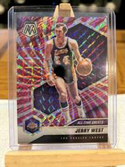 Jerry West [Pink Swirl] Basketball Cards 2020 Panini Mosaic Prices