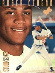 roger cedeno Baseball Cards 1996 Studio Prices