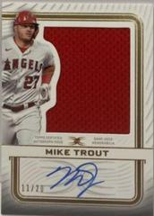 Mike Trout #ARC-MT Baseball Cards 2023 Topps Definitive Autograph Relic Collection Prices