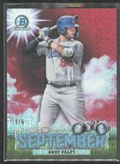 Andy Pages [Mega Box Mojo Red] #SOS-5 Baseball Cards 2023 Bowman Sights on September Prices