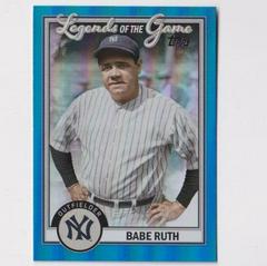 Babe Ruth [Blue] #LG-9 Baseball Cards 2023 Topps Legends of the Game Prices
