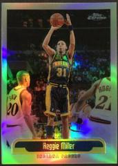 Reggie Miller [Refractor] #160 Basketball Cards 1999 Topps Chrome Prices