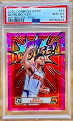 Devin Booker [Pink] Basketball Cards 2020 Panini Donruss Optic My House Prices