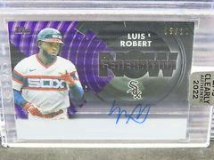 Luis Robert [Purple] #GNA-LR Baseball Cards 2022 Topps Clearly Authentic Generation Now Autographs Prices