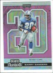 Barry Sanders [Pink] #BTN-2 Football Cards 2020 Panini Playoff Behind the Numbers Prices