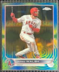 Jared Walsh [Sonic Blue Yellow Pulse] Baseball Cards 2022 Topps Chrome Prices