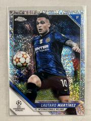 Lautaro Martinez [Speckle Refractor] #30 Soccer Cards 2021 Topps Chrome UEFA Champions League Prices