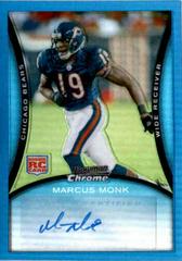 Marcus Monk [Autograph Blue Refractor] Football Cards 2008 Bowman Chrome Prices