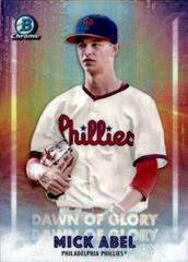 Mick Abel #DOG-2 Baseball Cards 2021 Bowman Chrome Dawn of Glory Prices