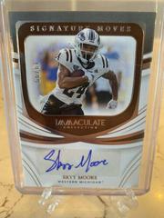 Skyy Moore #SM-SMO Football Cards 2022 Panini Immaculate Collegiate Signature Moves Prices