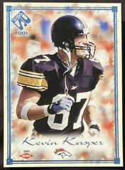 Kevin Kasper [Blue Framed] Football Cards 2001 Pacific Private Stock Prices