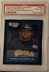 Pablo Sandoval #FG6 Baseball Cards 2006 Bowman Chrome Future Game Prospects Prices
