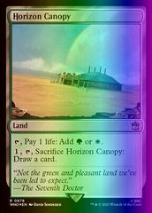 Horizon Canopy [Foil] Magic Doctor Who Prices