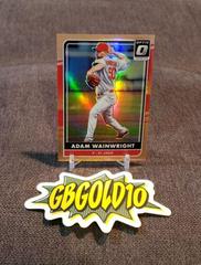 Adam Wainwright [Orange] #102 Baseball Cards 2016 Panini Donruss Optic Prices