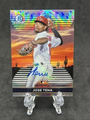 Jose Tena [Autograph] Baseball Cards 2022 Bowman Chrome 2021 AFL Fall Stars Prices