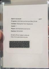 Dirk Nowitzki / Luka Doncic #7 Basketball Cards 2023 Donruss Elite Passing the Torch Signature Prices