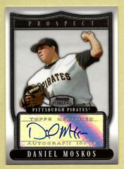 Daniel Moskos [Autograph] Baseball Cards 2007 Bowman Sterling Prospects Prices