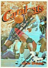Clyde Drexler [Refractor w/ Coating] Basketball Cards 1997 Finest Prices
