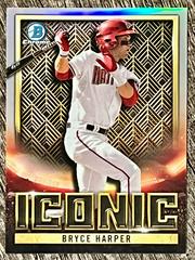 Bryce Harper #BI-13 Baseball Cards 2023 Bowman Chrome Iconic Prices