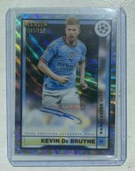 Kevin De Bruyne [Wave] Soccer Cards 2022 Topps Merlin Chrome UEFA Club Competitions Autographs Prices