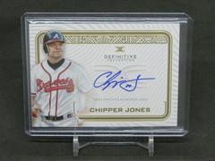 Chipper Jones #DCA-CJ Baseball Cards 2023 Topps Definitive Autograph Collection Prices