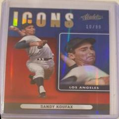 Sandy Koufax [Spectrum Red] Baseball Cards 2022 Panini Absolute Icons Prices
