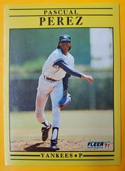 Pascual Perez #675 Baseball Cards 1991 Fleer Prices