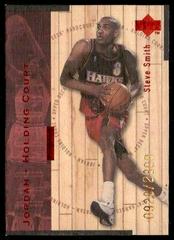 Michael Jordan, Steve Smith [Red] #J1 Basketball Cards 1998 Upper Deck Hardcourt Jordan Holding Court Prices