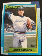 Mark Knudson Baseball Cards 1990 Topps Prices