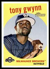 Tony Gwynn [Black Back] #286 Baseball Cards 2008 Topps Heritage Prices
