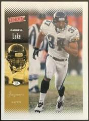 Carnell Lake #87 Football Cards 2000 Upper Deck Victory Prices