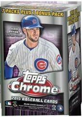 Blaster Box Baseball Cards 2015 Topps Chrome Prices