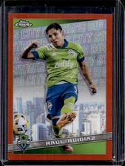Raul Ruidiaz [Orange] Soccer Cards 2022 Topps Chrome MLS Big City Strikers Prices