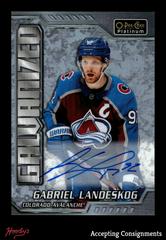 Gabriel Landeskog [Autograph] #G-4 Hockey Cards 2022 O-Pee-Chee Platinum Galvanized Prices